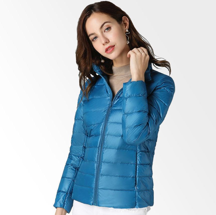Jaqueta Puffer Feminina Impermeável Ultraleve Dobrável – Elegância e conforto para o dia a dia