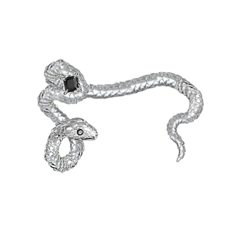 Pendiente estilo serpiente con clip para la oreja