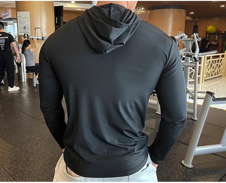 Camiseta Esportiva Masculina Com Capuz - Sundian - Sundian
