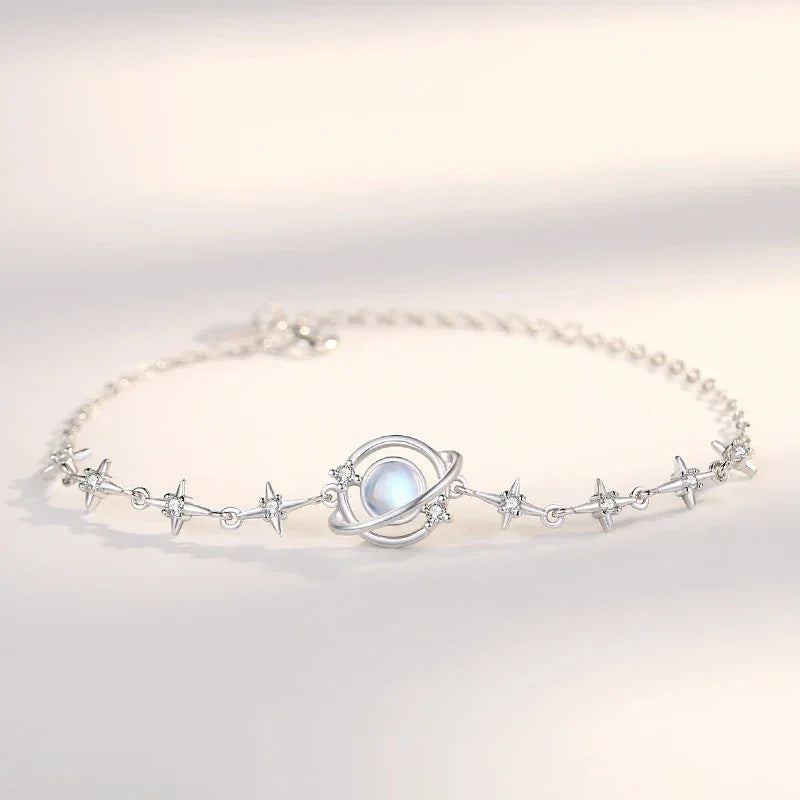 Cosmic Star Bracelet in 925 Silver
