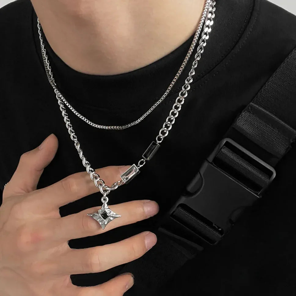 Collar Noche Estrellada en Plata 925 – Cadena de 45 cm