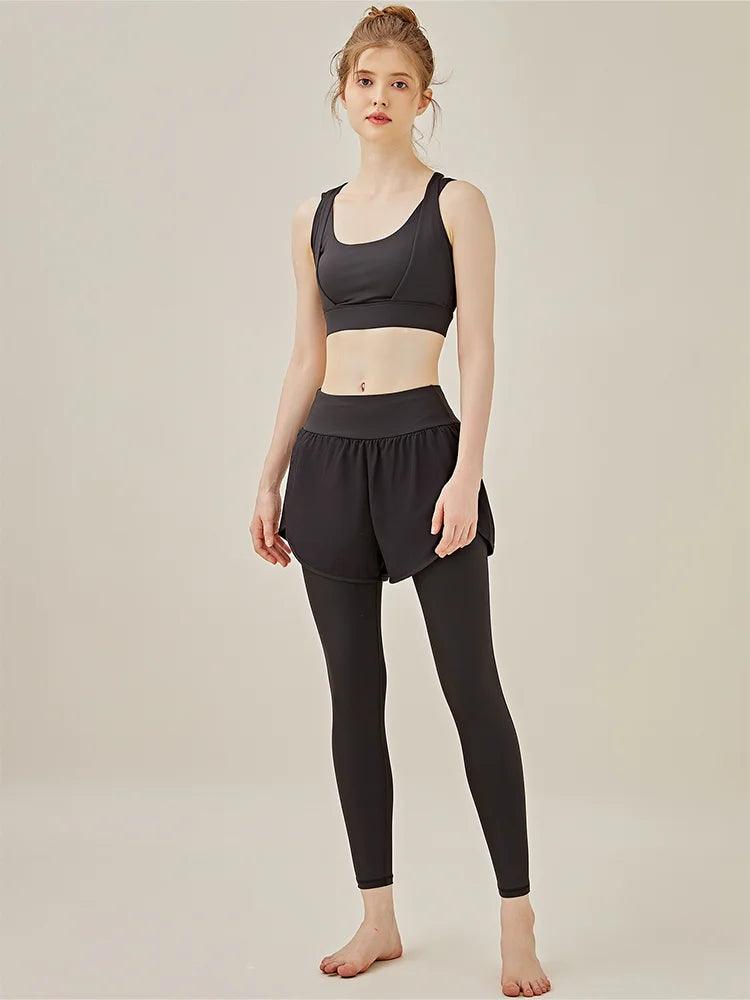 Calça Legging Com Saia Fitness Feminina - Sundian - Sundian