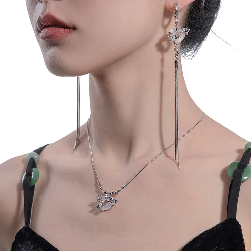 Par de pendientes Morgana - Estilo cascada