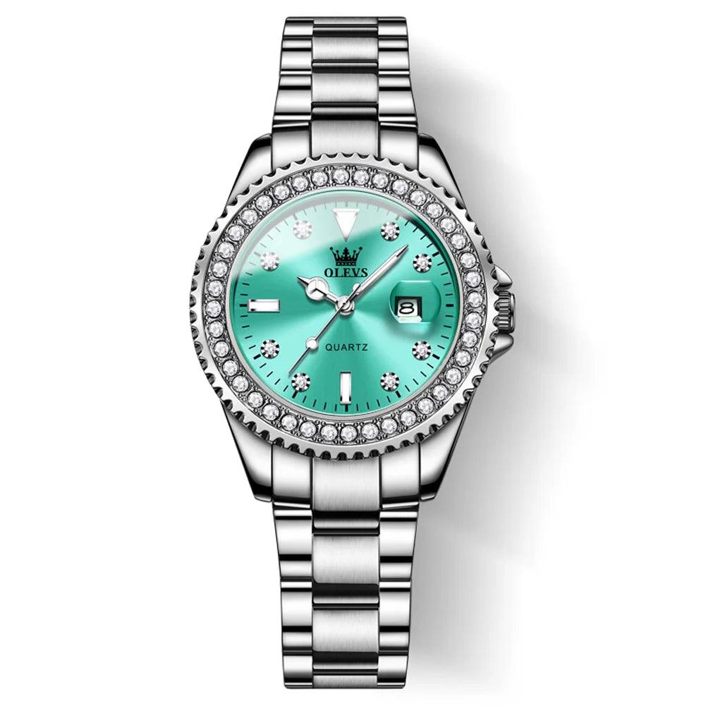 Relógio Feminino Pequeno Cravejado com Brilhantes Zivon - Sundian - Sundian