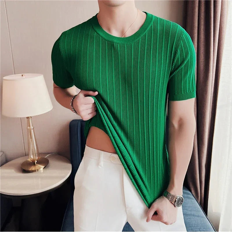 Knit T-shirt - Lets'go - Simply irresistible