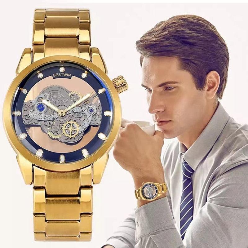 Relógio Masculino Bestwin Luxo Coalition - Sundian - Sundian
