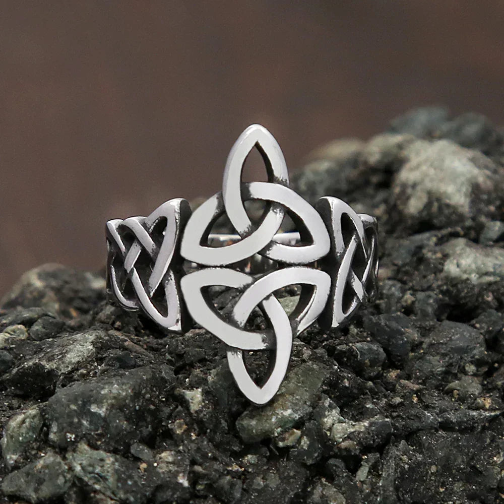 Anel Triquetra em Aço Inoxidável 316L - Sundian