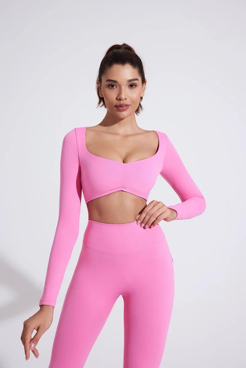 Top Fitness Feminino Manga Longa - Sundian - Sundian