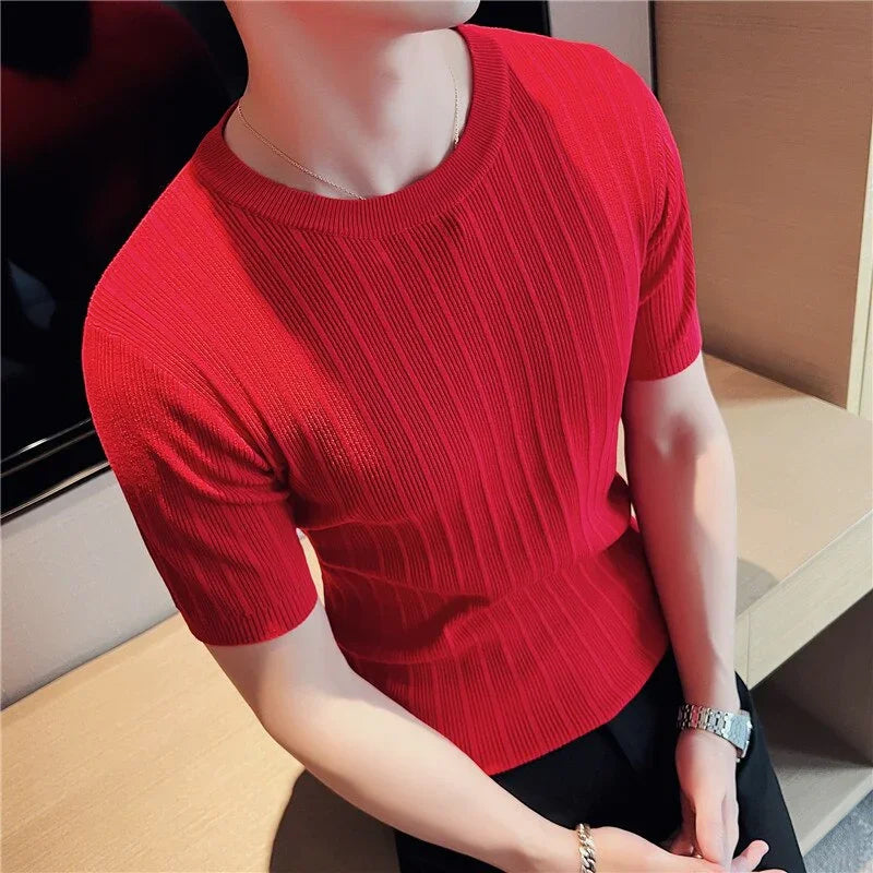Knit T-shirt - Lets'go - Simply irresistible