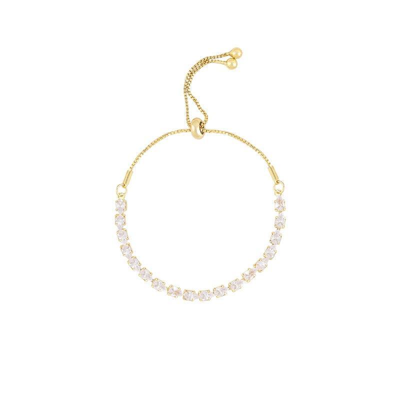 Pulseira Regulável com Cristais - Sundian