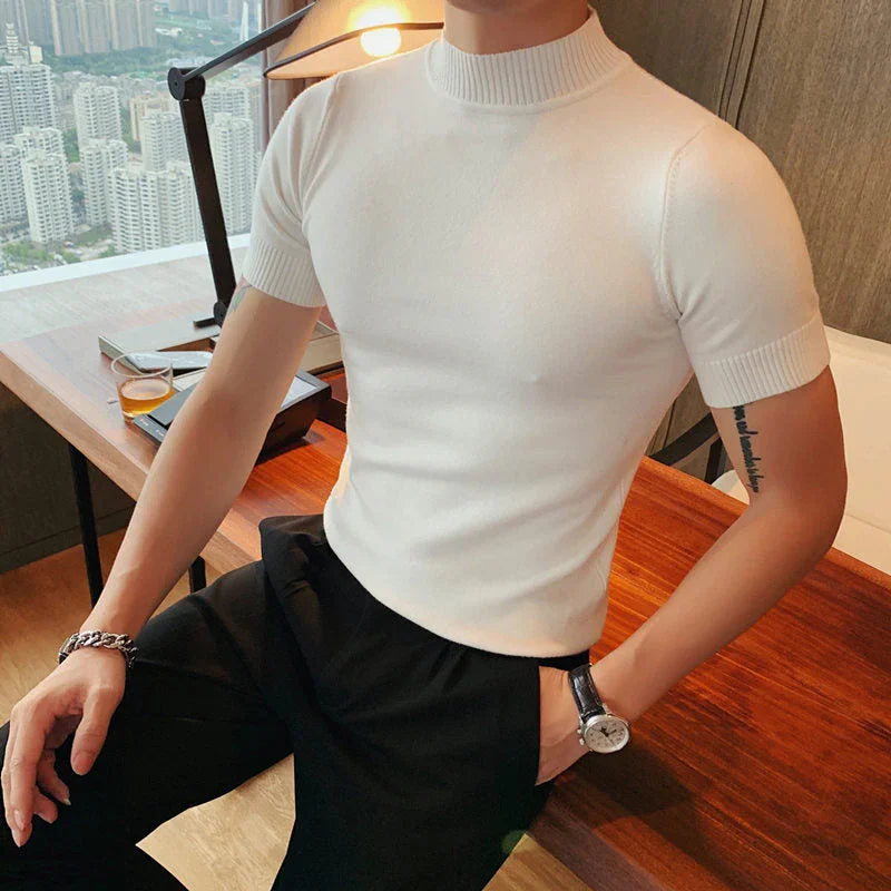Knitted T-shirt - Malaya – Sophistication with a perfect fit