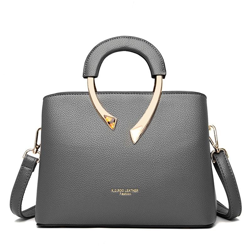 Bolsa Feminina de Couro Elegance - Sundian