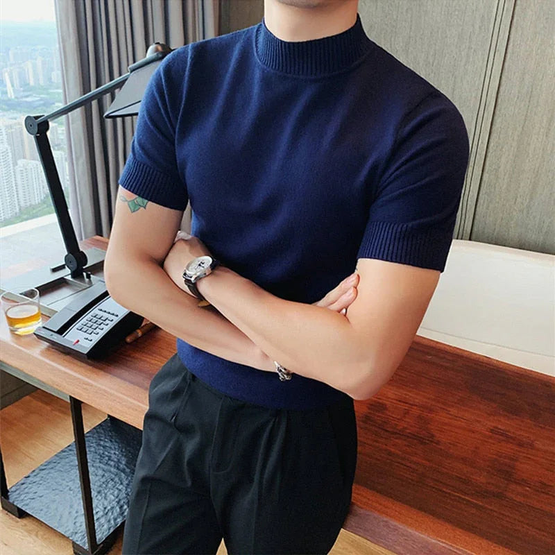 Knitted T-shirt - Malaya – Sophistication with a perfect fit