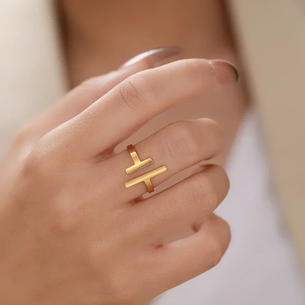 Anel Ajustável Minimalista Delicado – Elegância e conforto para o dia a dia - Sundian
