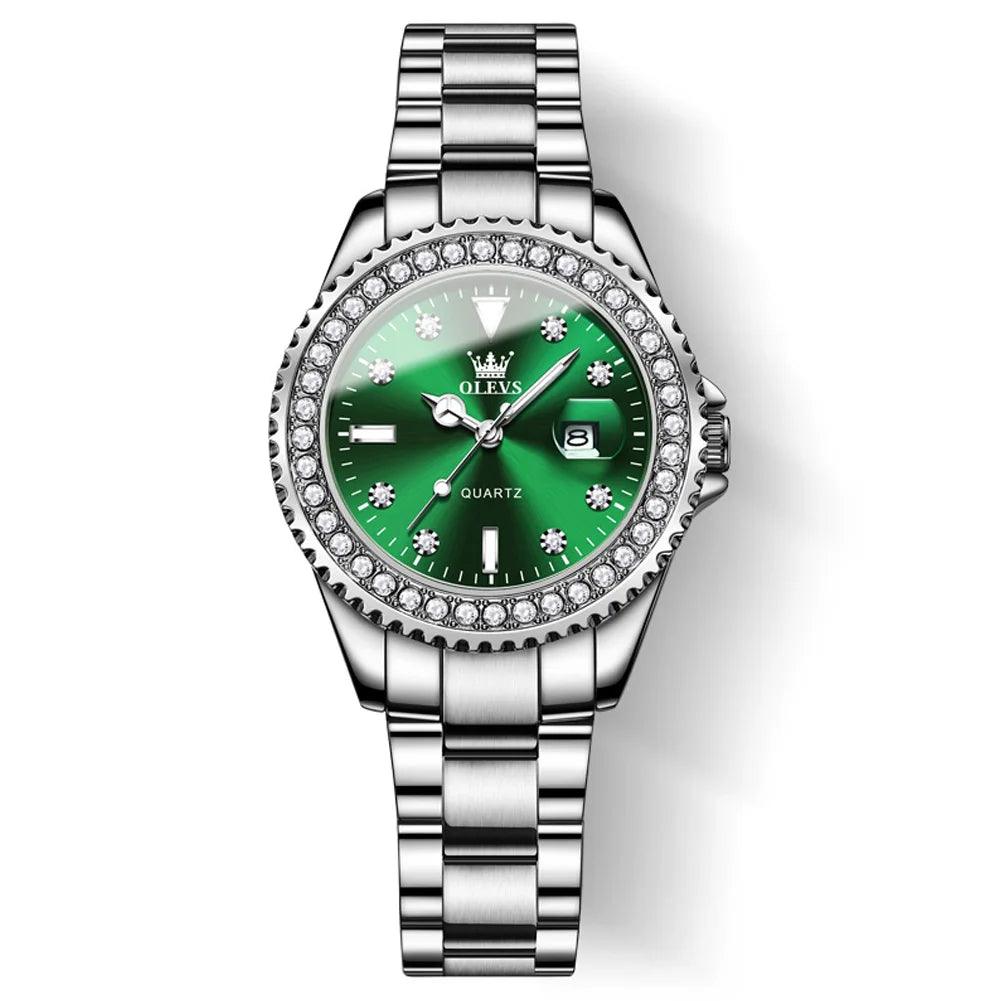 Relógio Feminino Pequeno Cravejado com Brilhantes Zivon - Sundian - Sundian