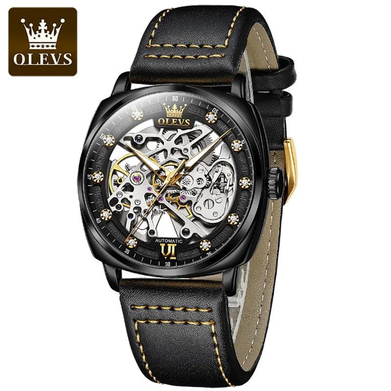 Relógio Masculino Original Automático Esqueleto Valmonte - Sundian - Sundian