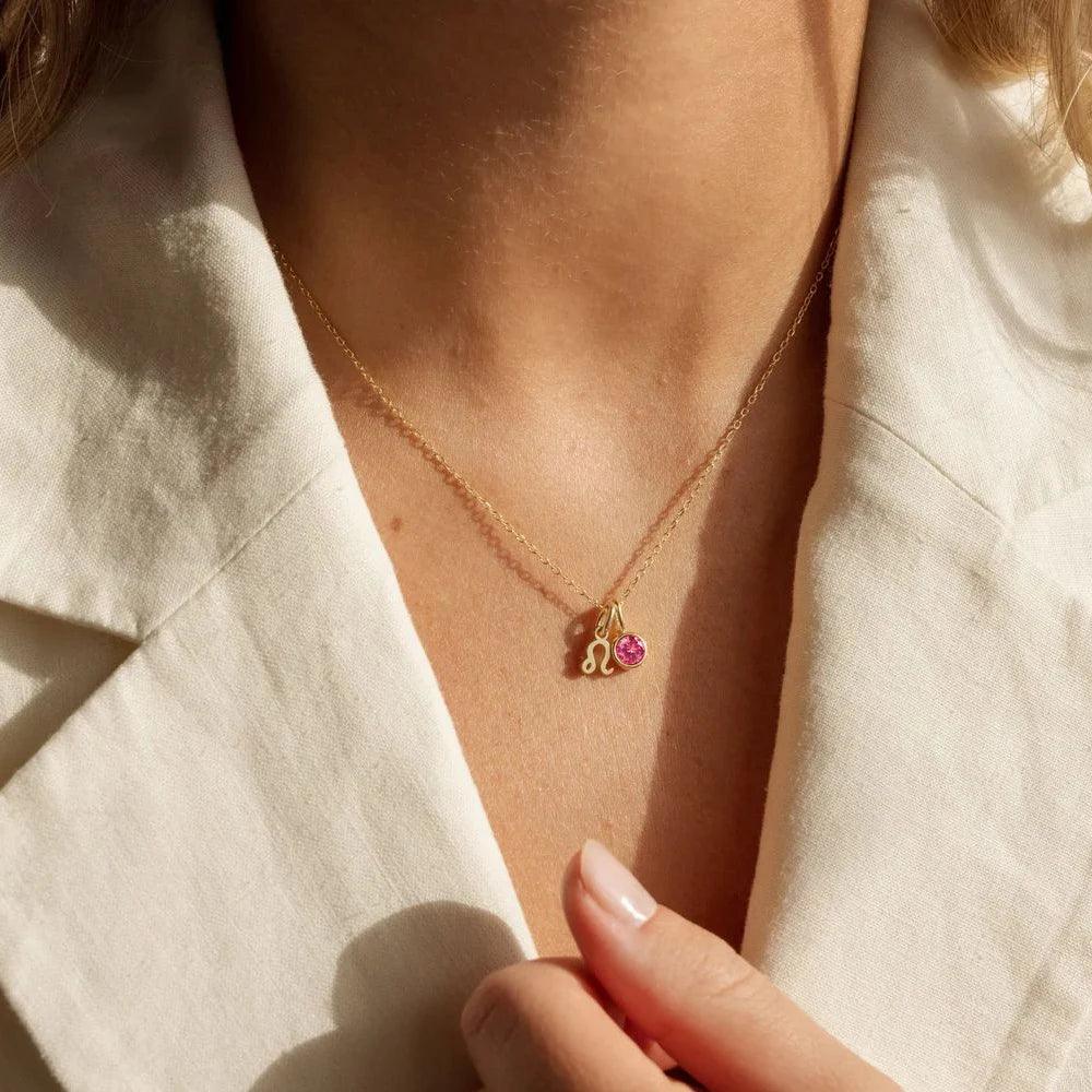 Colar Signos com Pedra Banhado em Ouro 18k - Sundian - Sundian