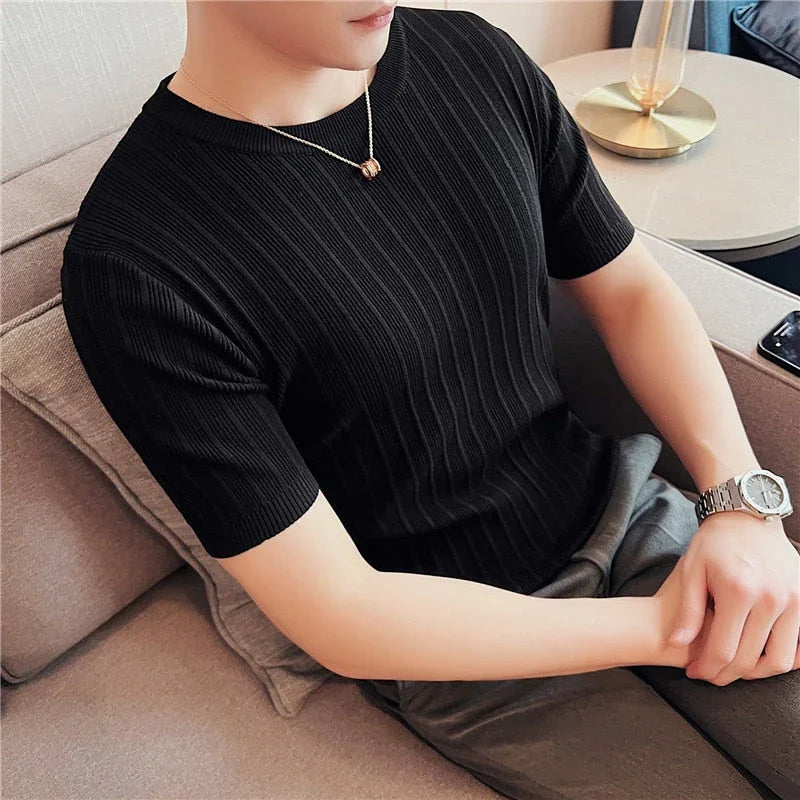 Knit T-shirt - Lets'go - Simply irresistible