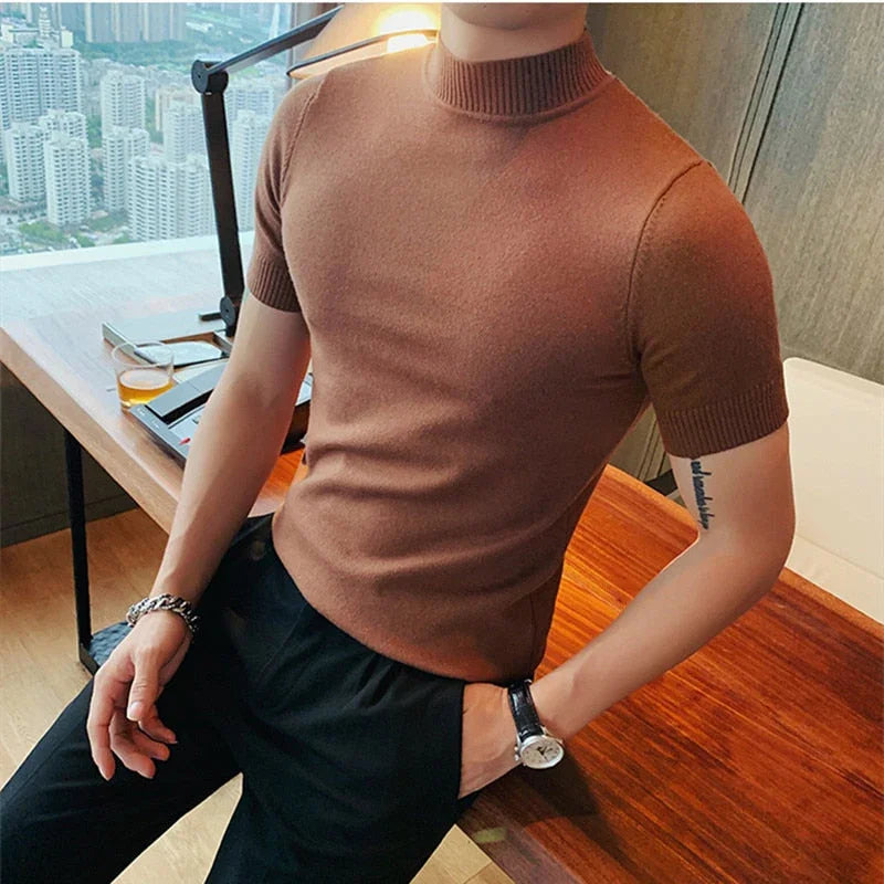 Knitted T-shirt - Malaya – Sophistication with a perfect fit
