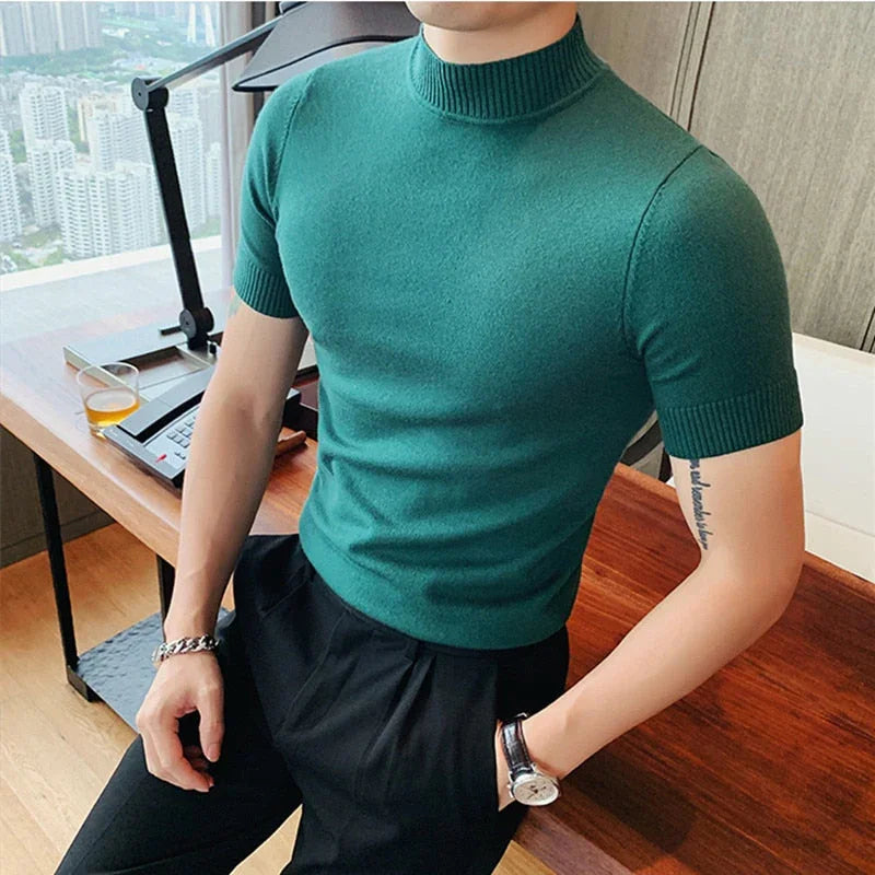 Knitted T-shirt - Malaya – Sophistication with a perfect fit