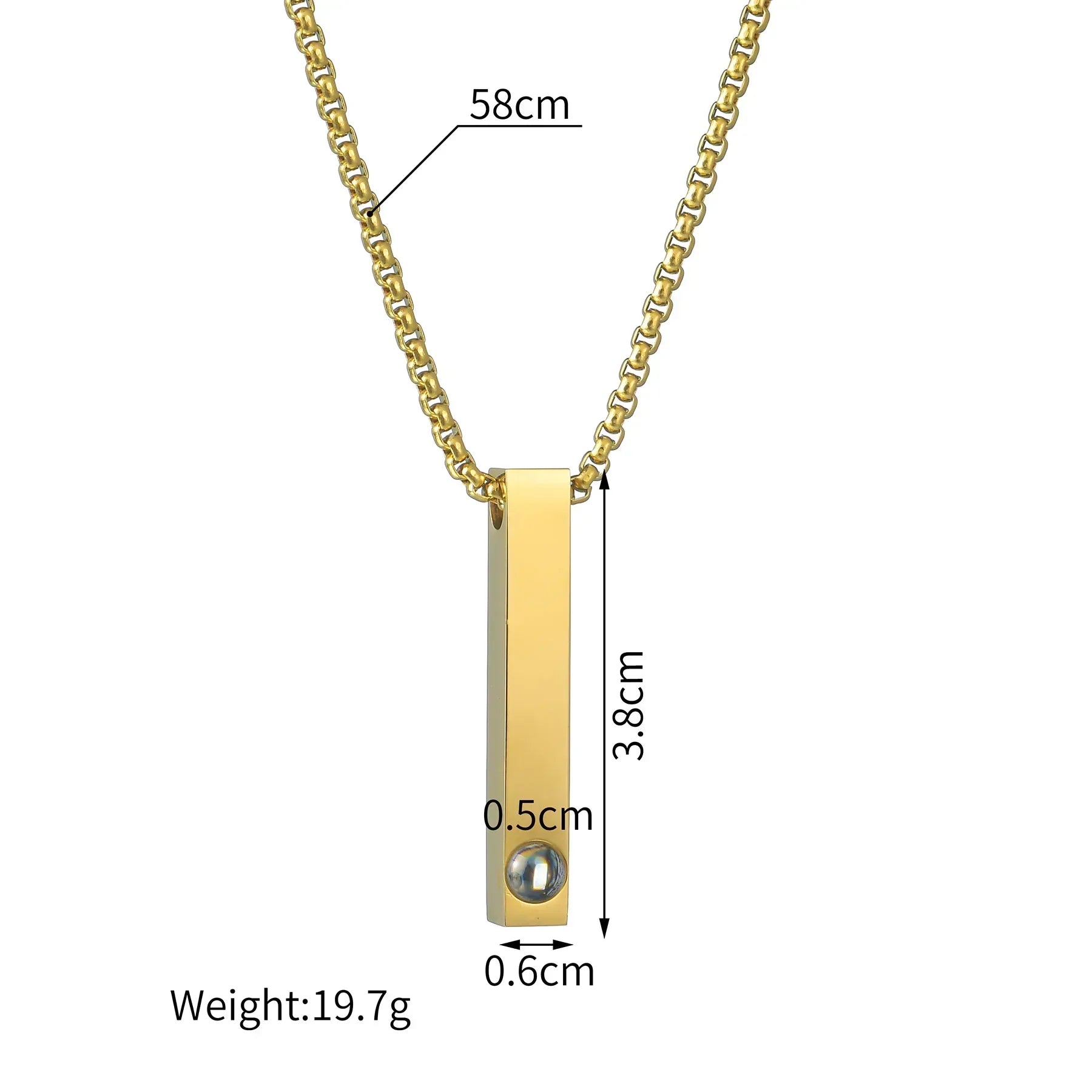 Eternidad - Collar con foto personalizado