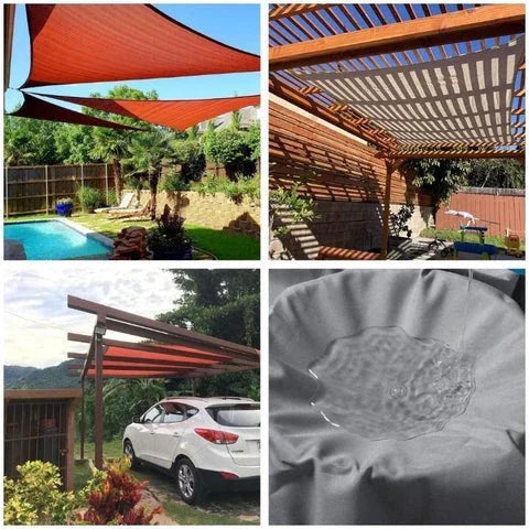 Waterproof Outdoor Triangular Shading Awning