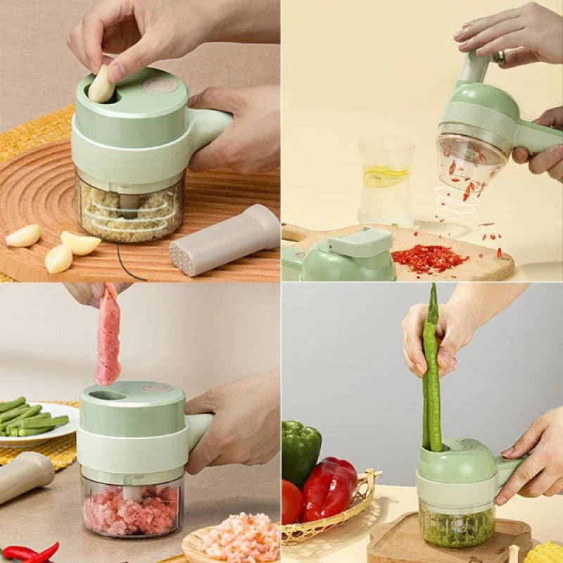 4-in-1 Multifunctional Electric Vegetable Chopper