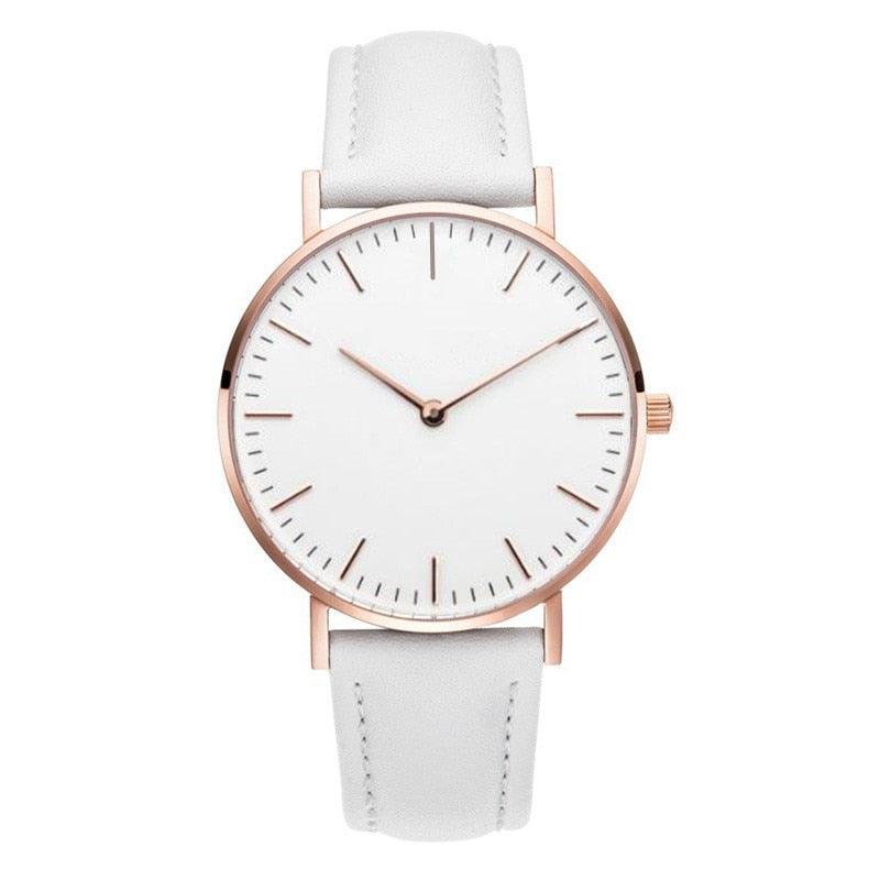 Relógio Feminino Couro Ultra Minimalista - Sundian - Sundian