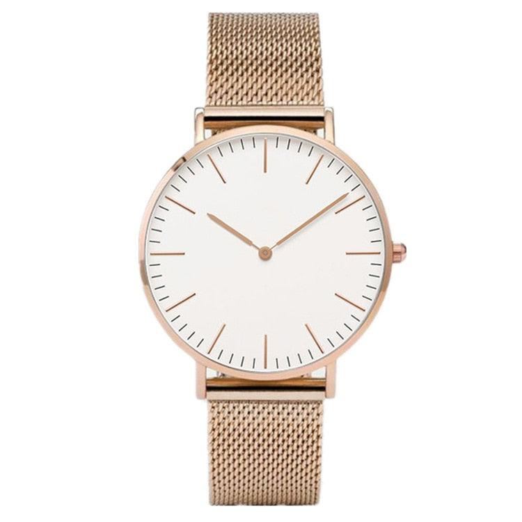 Relógio feminino Aço Ultra Minimalista - Sundian - Sundian