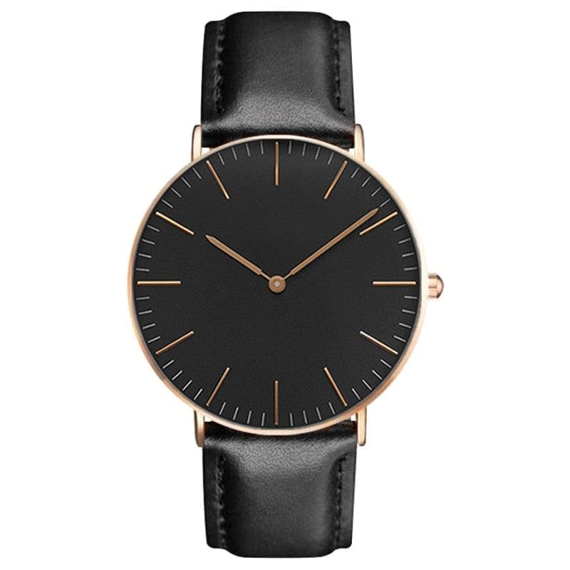 Relógio Feminino Couro Ultra Minimalista - Sundian - Sundian