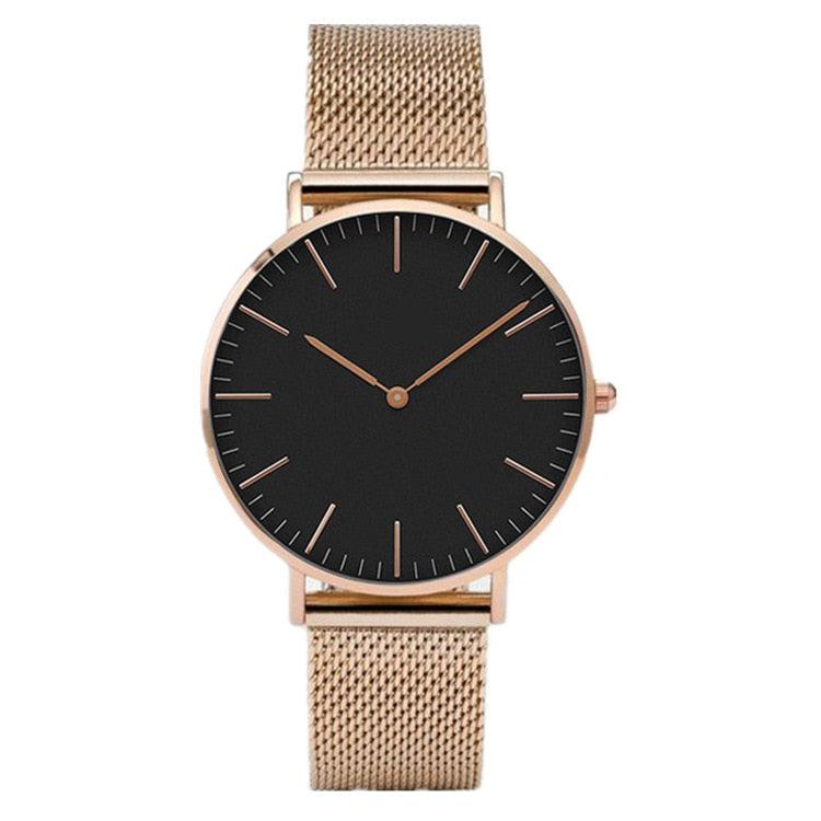 Relógio feminino Aço Ultra Minimalista - Sundian - Sundian