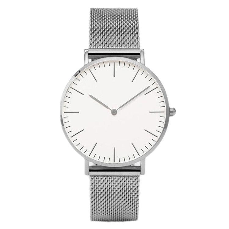 Relógio feminino Aço Ultra Minimalista - Sundian - Sundian