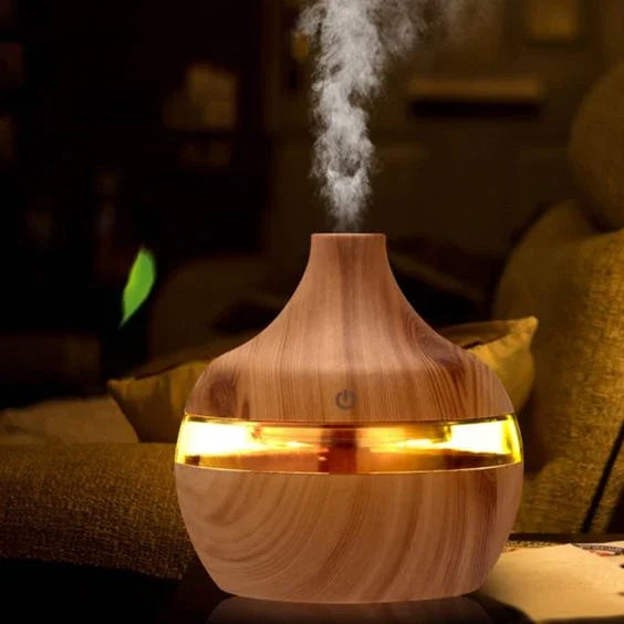 USB Ultrasonic Air Humidifier and Aromatizer with LED
