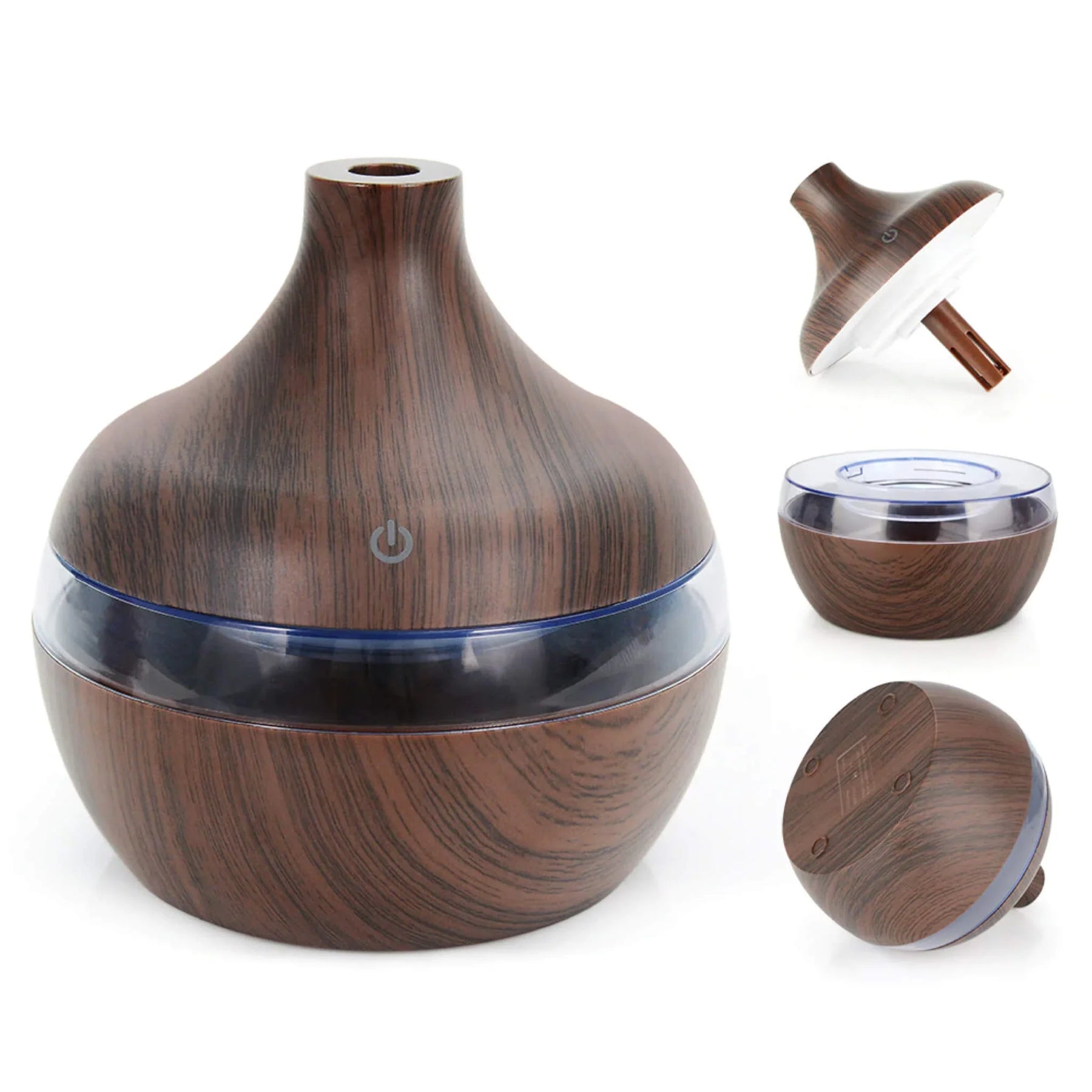 USB Ultrasonic Air Humidifier and Aromatizer with LED