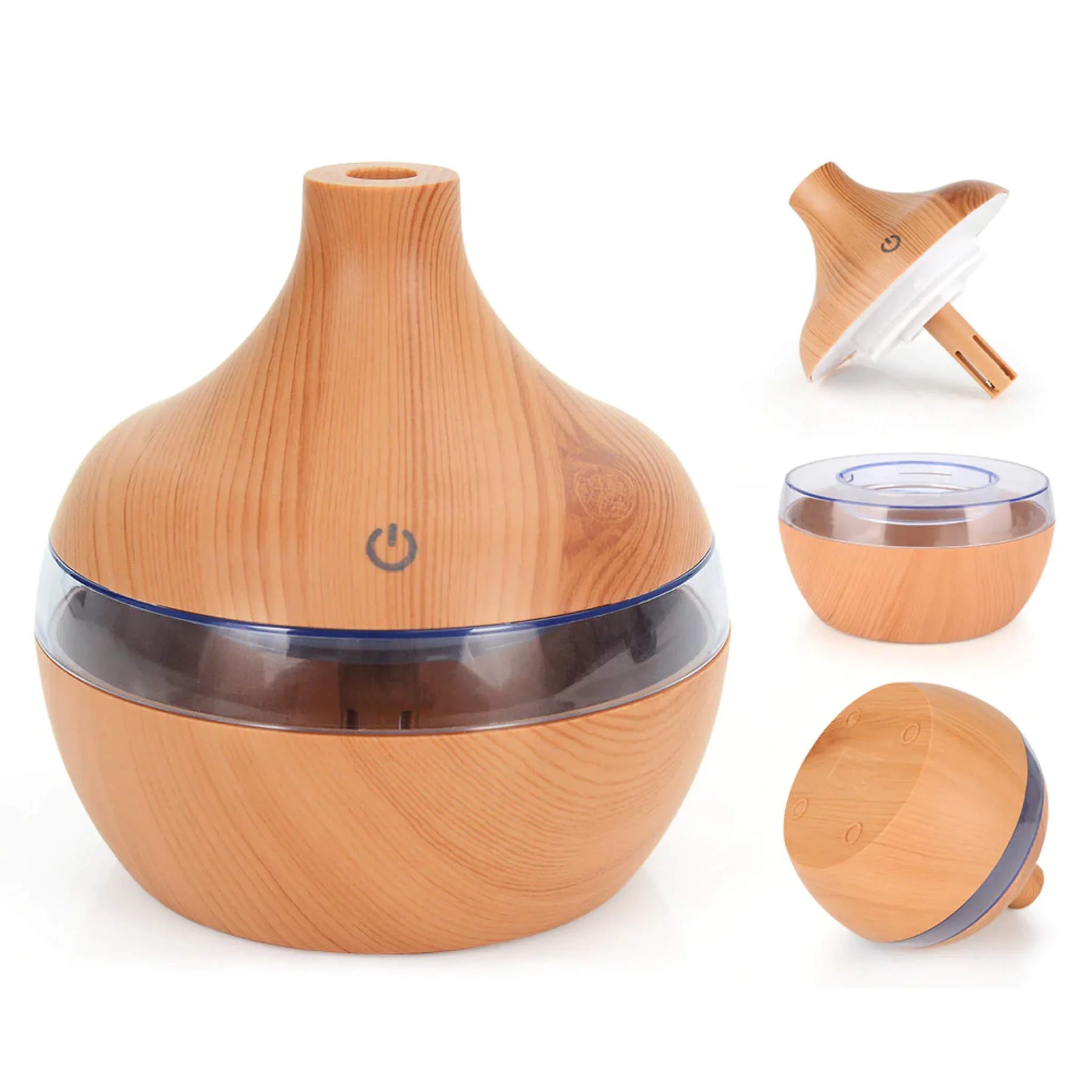 USB Ultrasonic Air Humidifier and Aromatizer with LED
