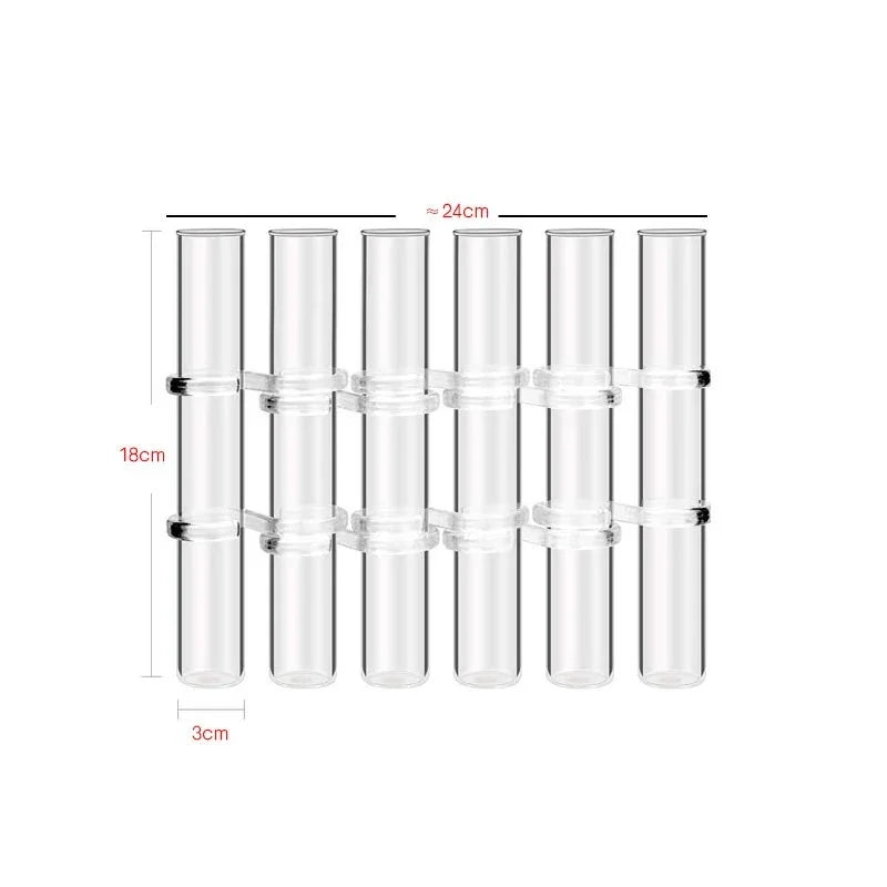Adjustable Clear Glass Vase for Decoration