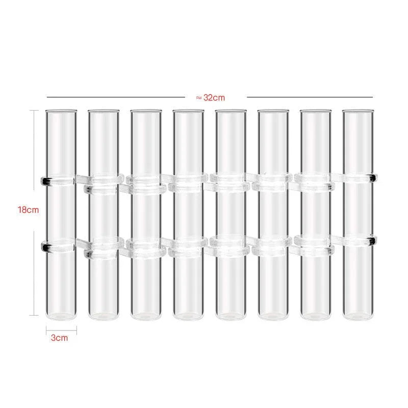Adjustable Clear Glass Vase for Decoration