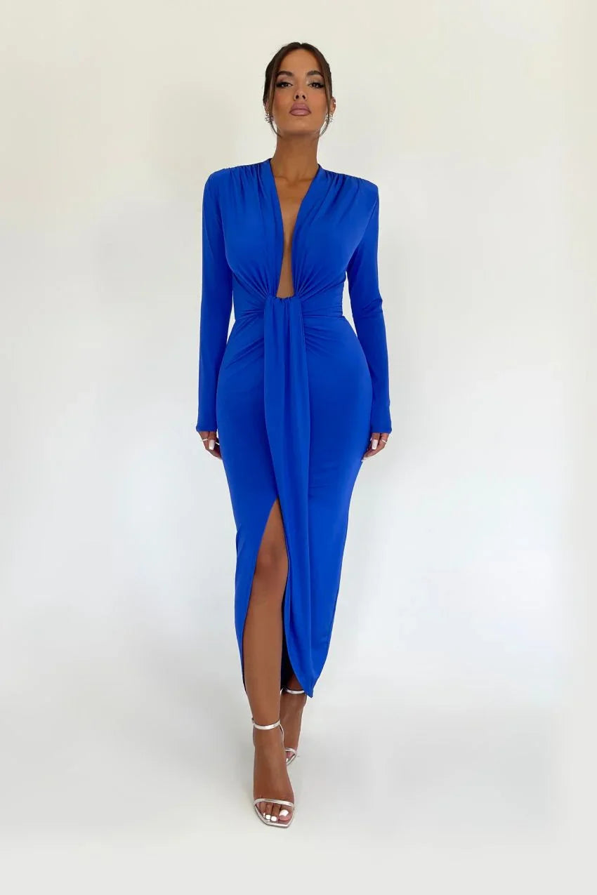 Vestido Azul Martina – Charme e leveza em um só look