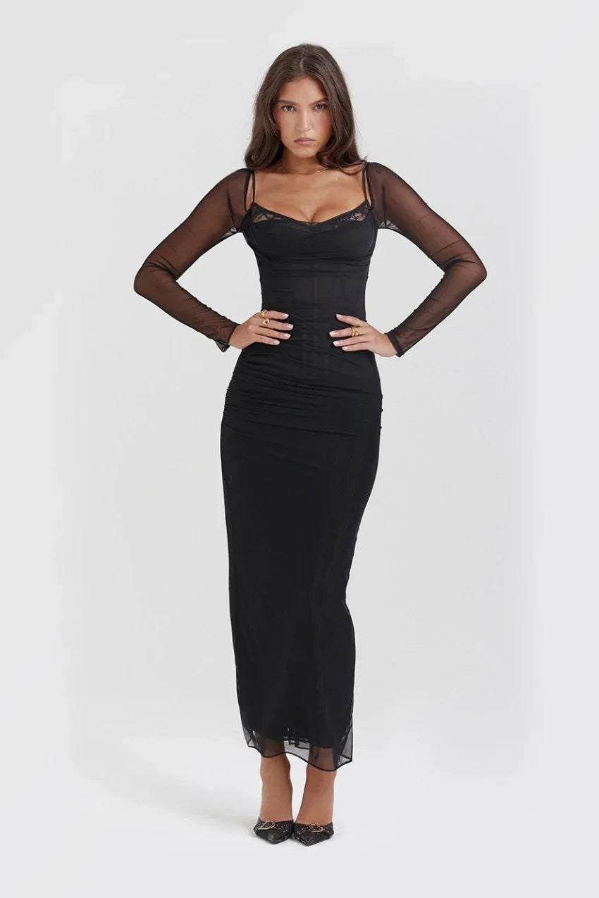 Vestido Maxi Elisa – Estilo marcante e confortável