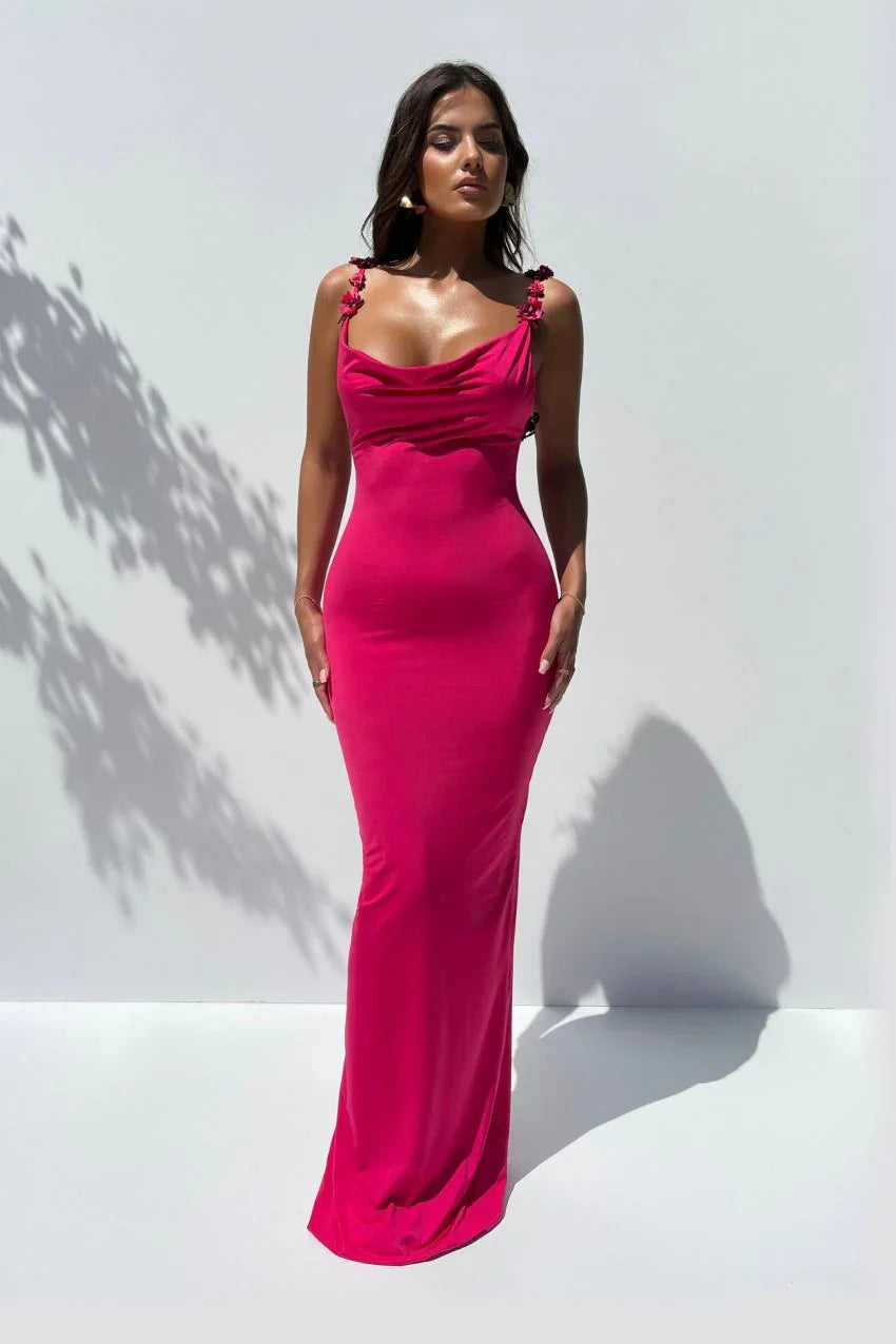 Pink Alessia Dress – Charm and lightness in one look