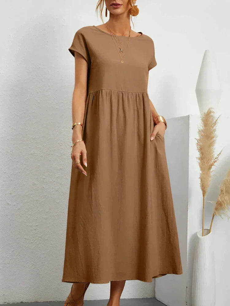 Vestido Soltinho Longo Millano – Sofisticação com caimento perfeito