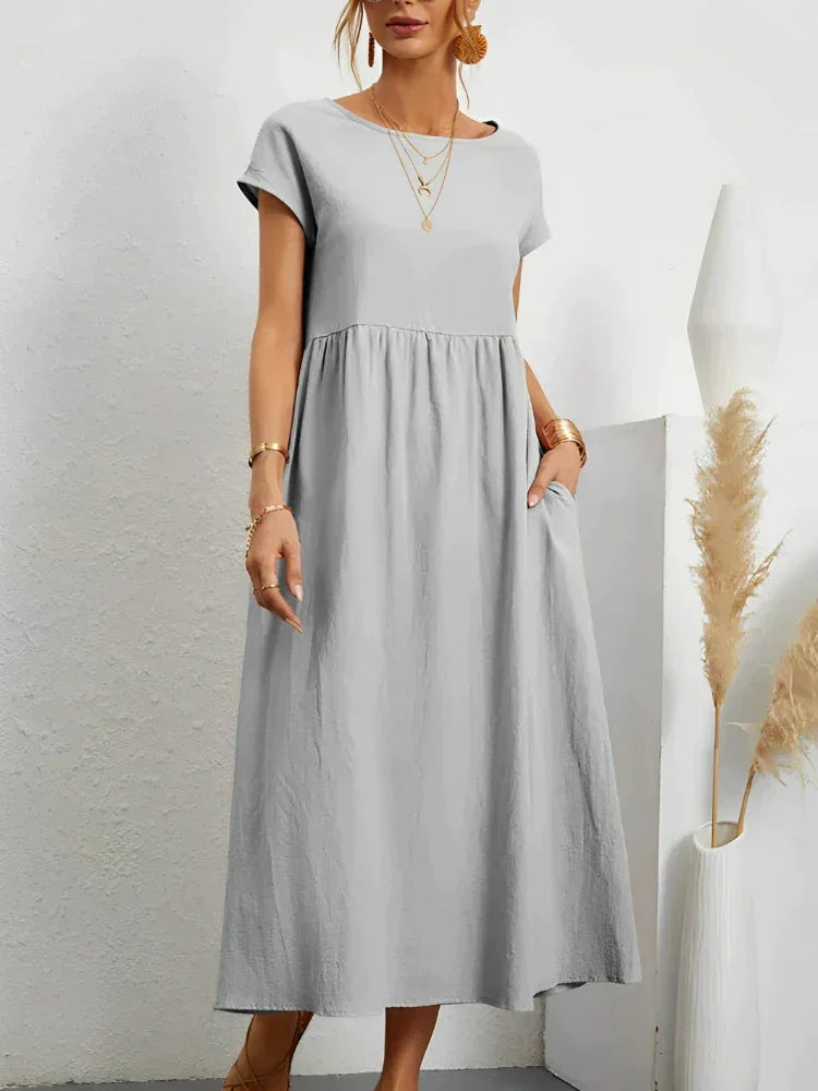 Vestido Soltinho Longo Millano – Sofisticação com caimento perfeito
