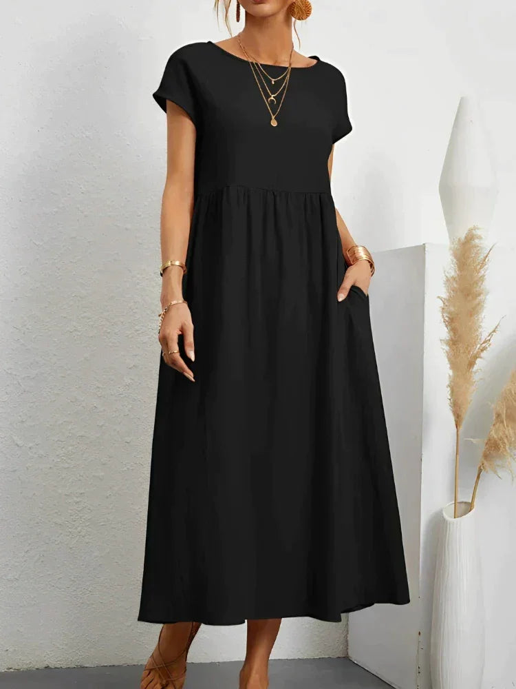 Vestido Soltinho Longo Millano – Sofisticação com caimento perfeito