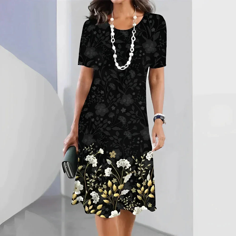 Vestido Soltinho Midi Heloísa – Elegância e conforto para o dia a dia