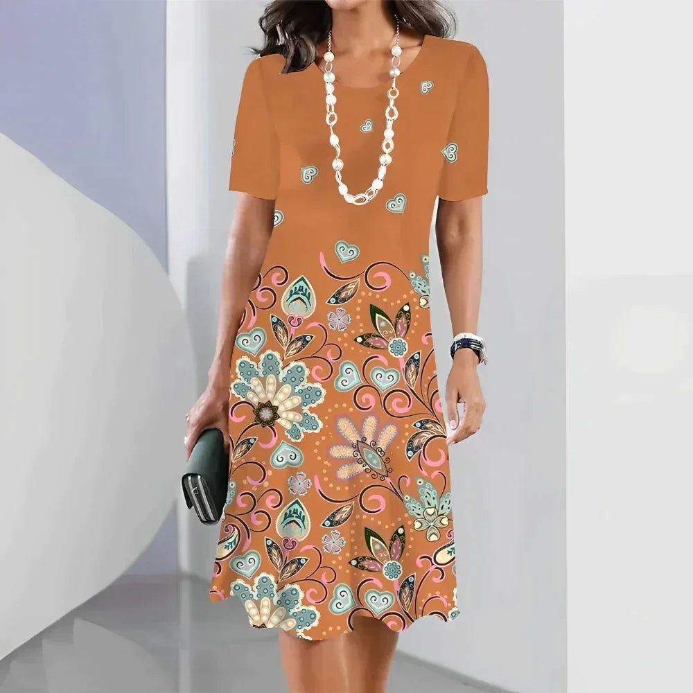 Vestido Soltinho Midi Heloísa – Elegância e conforto para o dia a dia