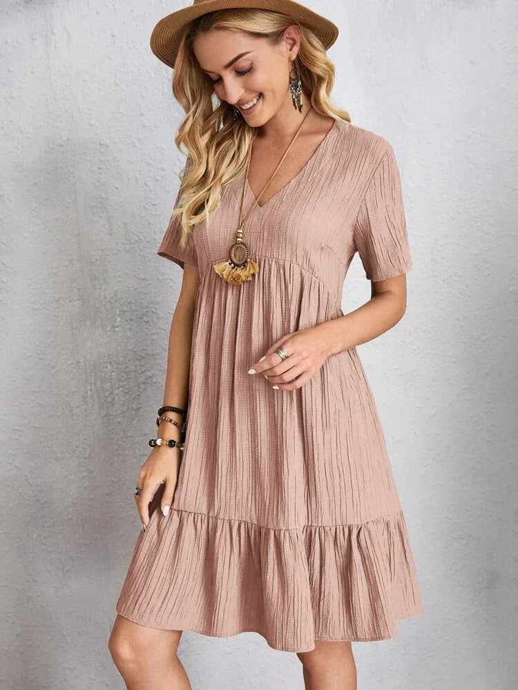 Vestido Soltinho Midi Verão – Sofisticação com caimento perfeito