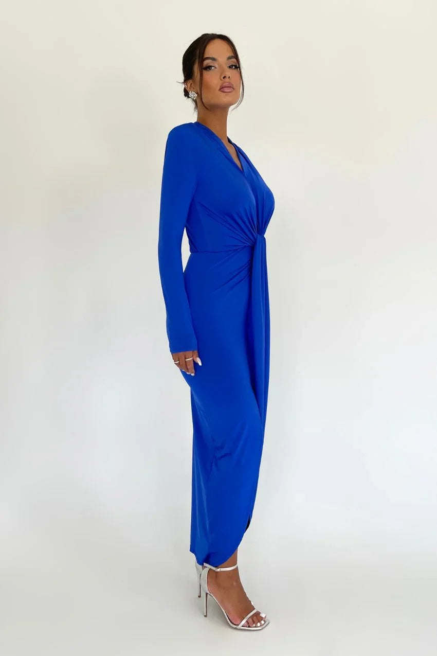 Vestido Azul Martina – Charme e leveza em um só look