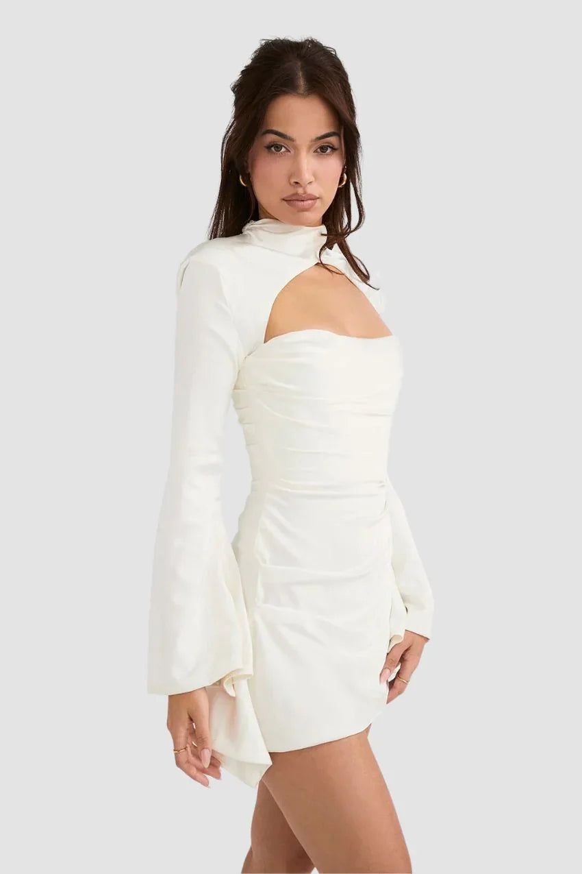 Vestido Alice Blanco – Diseño moderno con un toque clásico