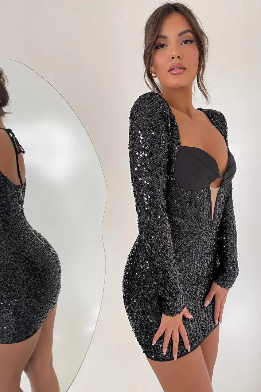 Vestido Preto Sofia – Versátil, leve e muito estiloso