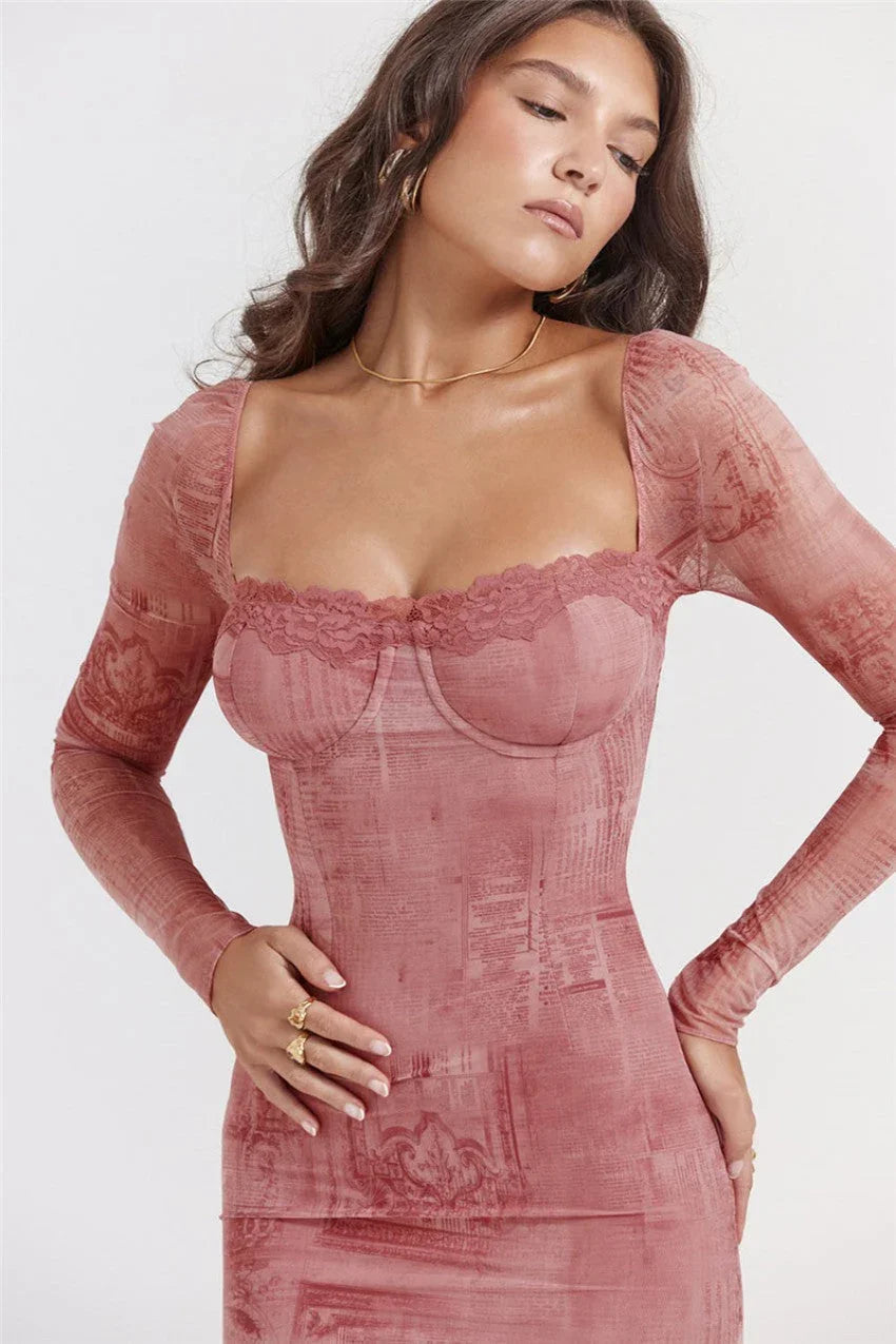 Vestido Estampado Caterina – Ideal para qualquer ocasião